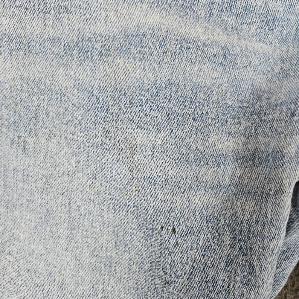 True Religion Ricky Relaxed Straight Jeans Mens 34 Light Wash Blue